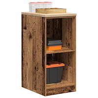 vidaXL Garageskåp gammalt trä 40x51x85 cm massivt trä furu