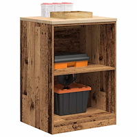vidaXL Garageskåp gammalt trä 60x51x85 cm massivt trä furu