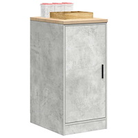 vidaXL Förvaringsskåp för garage Betonggrå 40x51x85cm massivt trä furu