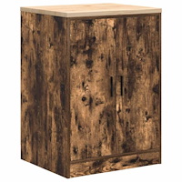 vidaXL Garageskåp Sonoma ek 60x51x85 cm massiv trä furu