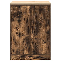 vidaXL Garageskåp Sonoma ek 60x51x85 cm massiv trä furu