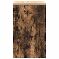 vidaXL Garageskåp Sonoma ek 60x51x85 cm massiv trä furu