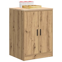 vidaXL Förvaringsskåp för garage hantverksmässig ek 60x51x85 cm