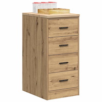 vidaXL Förvaringsskåp för garage hantverksmässig ek 40x51x85 cm
