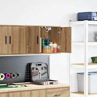 vidaXL Väggskåp för garage artisan ek konstruerat trä