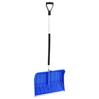 vidaXL Snöspade blå 145 cm aluminium