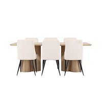 Venture Home Olivia Matbord med Leone Matstol