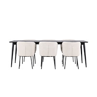 Venture Home Ellis Matbord med Agnes Matstol