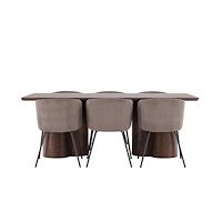 Venture Home Olivia Matbord med Berit Matstol