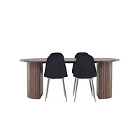 Venture Home Härön Matbord med Evert Matstol