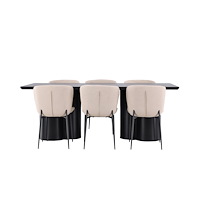 Venture Home Olivia Matbord med Modesto Matstol