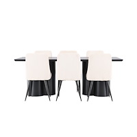 Venture Home Olivia Matbord med Leone Stolarna