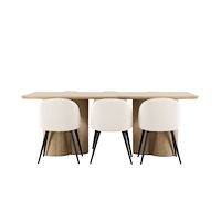 Venture Home Olivia Matbord med Velvet Matstol