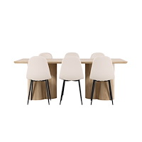 Venture Home Olivia Matbord med Polar Matstol