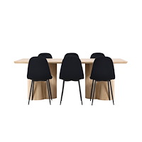 Venture Home Olivia Matbord med Polar Matstol