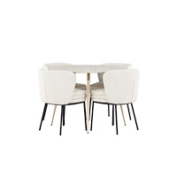 Venture Home Plaza Matbord med Agnes Matstol