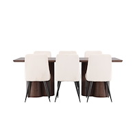 Venture Home Olivia Matbord med Leone Matstol