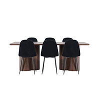 Venture Home Olivia Matbord med Polar Matstol