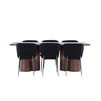 Venture Home Olivia Matbord med Modesto Matstol