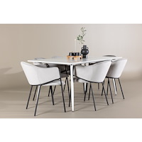 Venture Home Silar Matbord med Evelina Matstol
