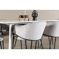 Venture Home Silar Matbord med Evelina Matstol