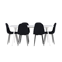 Venture Home Silar Matbord med Polar Matstol
