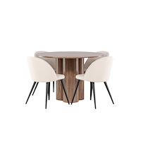 Venture Home Olivia Matbord med Velvet Matstol