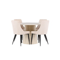 Venture Home Lanzo Matbord med Leone Matstol