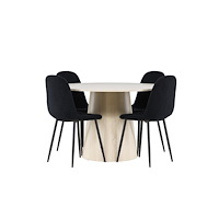 Venture Home Lanzo Matbord med Polar Matstol