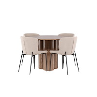 Venture Home Olivia Matbord med Modesto Matstol