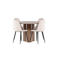 Venture Home Olivia Matbord med Polar Matstol