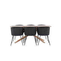 Venture Home Piazza Matbord med Berit Matstol