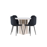 Venture Home Olivia Matbord med Polar Matstol