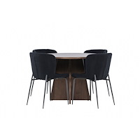 Venture Home Bootcut Matbord med Modesto Matstol