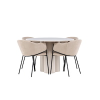 Venture Home Olivia Matbord med Evelina Matstol