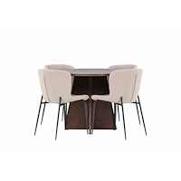 Venture Home Bootcut Matbord med Modesto Matstol