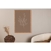 Venture Home Drawed leaf Poster