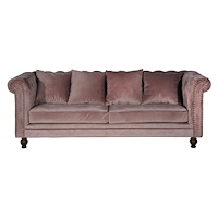 Venture Home Velvet 3-Sits Soffa