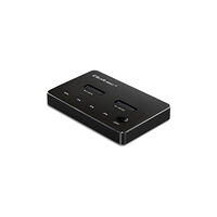 Qoltec Qoltec - SSD-dockningsstation - dual 2 x 2TB - M.2 Card (PCIe NVMe & SATA) - USB-C 3.1 (Gen 2)