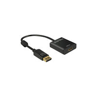 DeLOCK Delock Adapter Displayport 1.2 male > HDMI female 4K Active - videokonverterare - Parade PS171 - svart