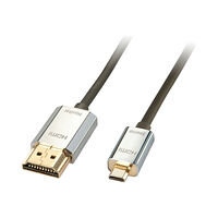 Lindy Lindy CROMO Slim High Speed HDMI to micro HDMI Cable with Ethernet - HDMI-kabel med Ethernet - 4.5 m