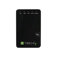 TECHLY TECHly Wall Plug Wireless Router 300N Wall Repeater2 - trådlös router - Wi-Fi - vägginsticksbar