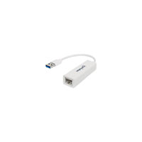 Manhattan Manhattan USB-A Gigabit Network Adapter, White, 10/100/1000 Mbps Network, USB 3.0, Ethernet, RJ45, Three Year Warranty,...