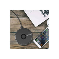 Manhattan Manhattan Smartphone Wireless Charging Pad, QI certified, 10W, 7.5W and 5W charging, USB-C to USB-A cable included, USB-...