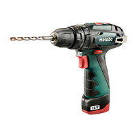 Metabo Metabo PowerMaxx SB Basic - slagborr/skruvdragare - sladdlös - 2 hastigheter - 2 batterier