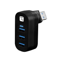 TECHLY TECHly Mini Rotating Hub - hubb - 3 portar