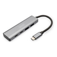 Digitus DIGITUS - hubb - USB-C, 4 portar - 4 portar
