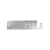 CHERRY CHERRY DW 9100 SLIM - sats med tangentbord och mus - QWERTZ - tysk - vit/silver Inmatningsenhet