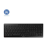 CHERRY CHERRY STREAM KEYBOARD WIRELESS - tangentbord - QWERTZ - tysk - svart Inmatningsenhet