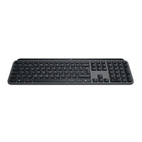 Logitech Logitech MX Keys S - tangentbord - QWERTZ - tysk - grafit - med Palm Rest Inmatningsenhet